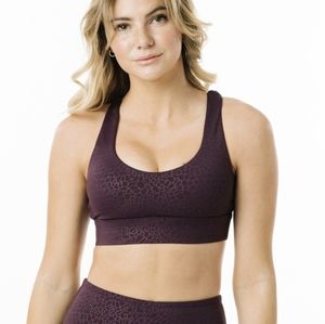 Zyia Plum River Stone LnT Strappy Bra 3XL